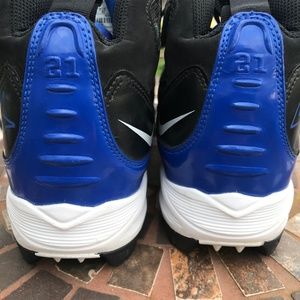 Nike LT SHARK Mens Blue & Black Football Cleats